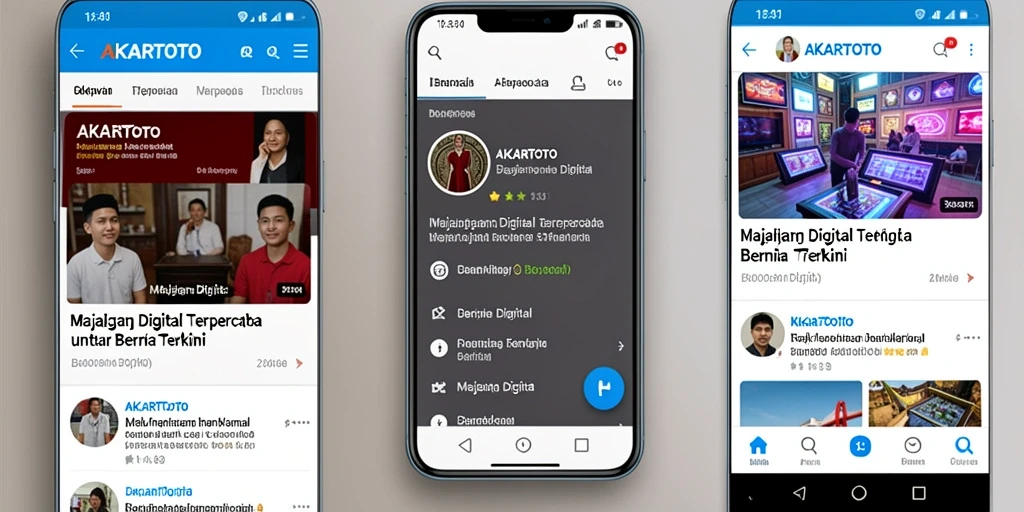 Tampilan antarmuka AKARTOTO yang modern dan intuitif.