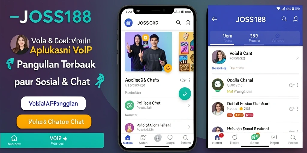 Antarmuka JOSS188 yang sederhana dan mudah digunakan untuk VoIP Panggilan.