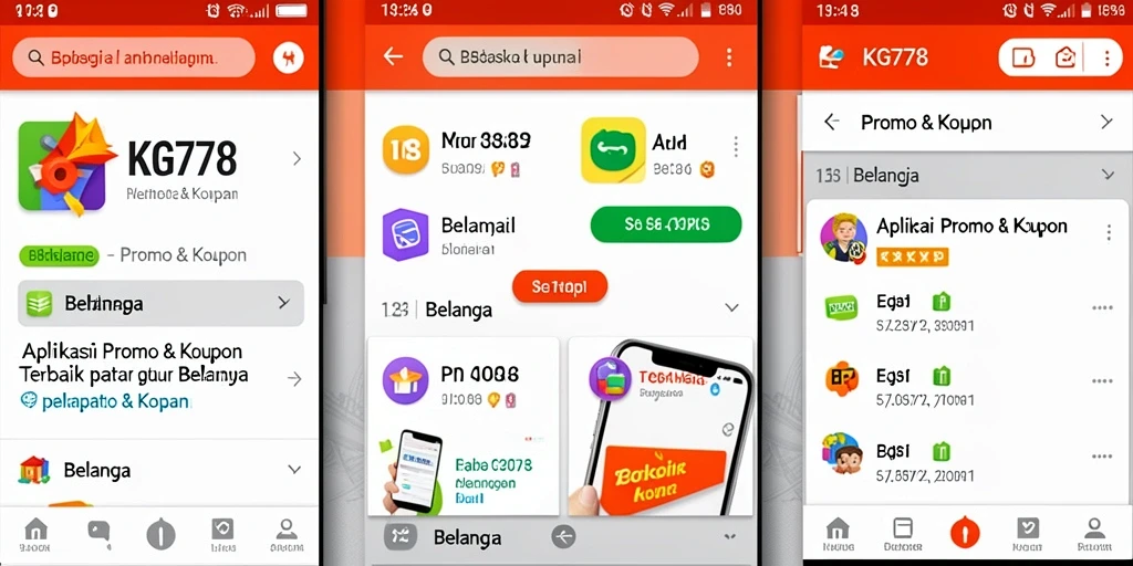 Tampilan antarmuka KG778 yang menarik dan fungsional untuk Promo & Kupon.