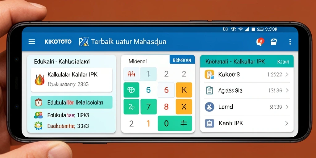Tampilan antarmuka KIKOTOTO yang sederhana dan fungsional.