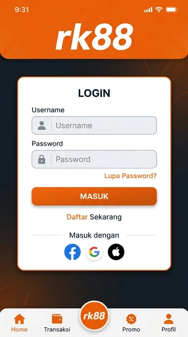 Masuk Akun rk88 untuk Pengguna Android